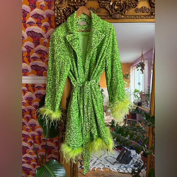 Sequin Green Party Dress💚 - Picture 7 of 7